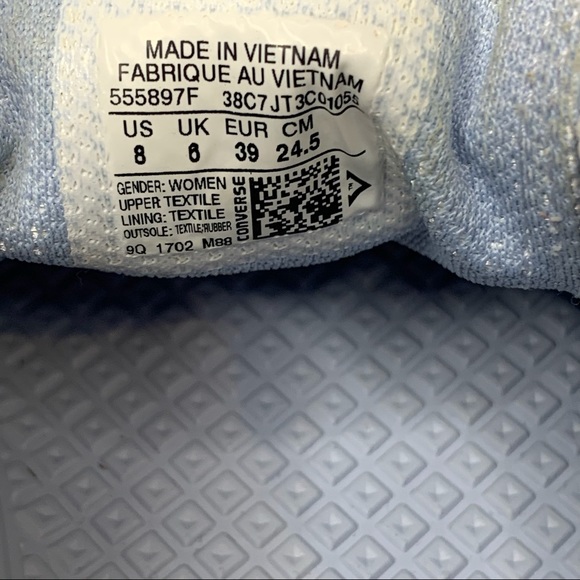 Converse, Coral Ox sneakers, EUC, size 8 - Picture 7 of 8